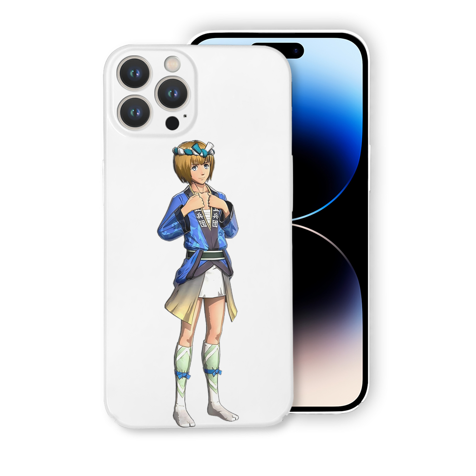 （画像用） 進撃の巨人 アルミン·アルレルト Attack on Titan Armin Arlert 【iPhone 14シリーズ対応】ハードケース